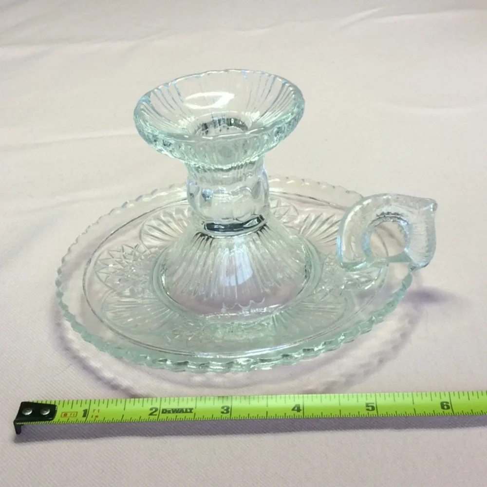 FINAL SALE PRICE Milk Glass/Glass Candle Accents for the Home - Picture 2 of 8